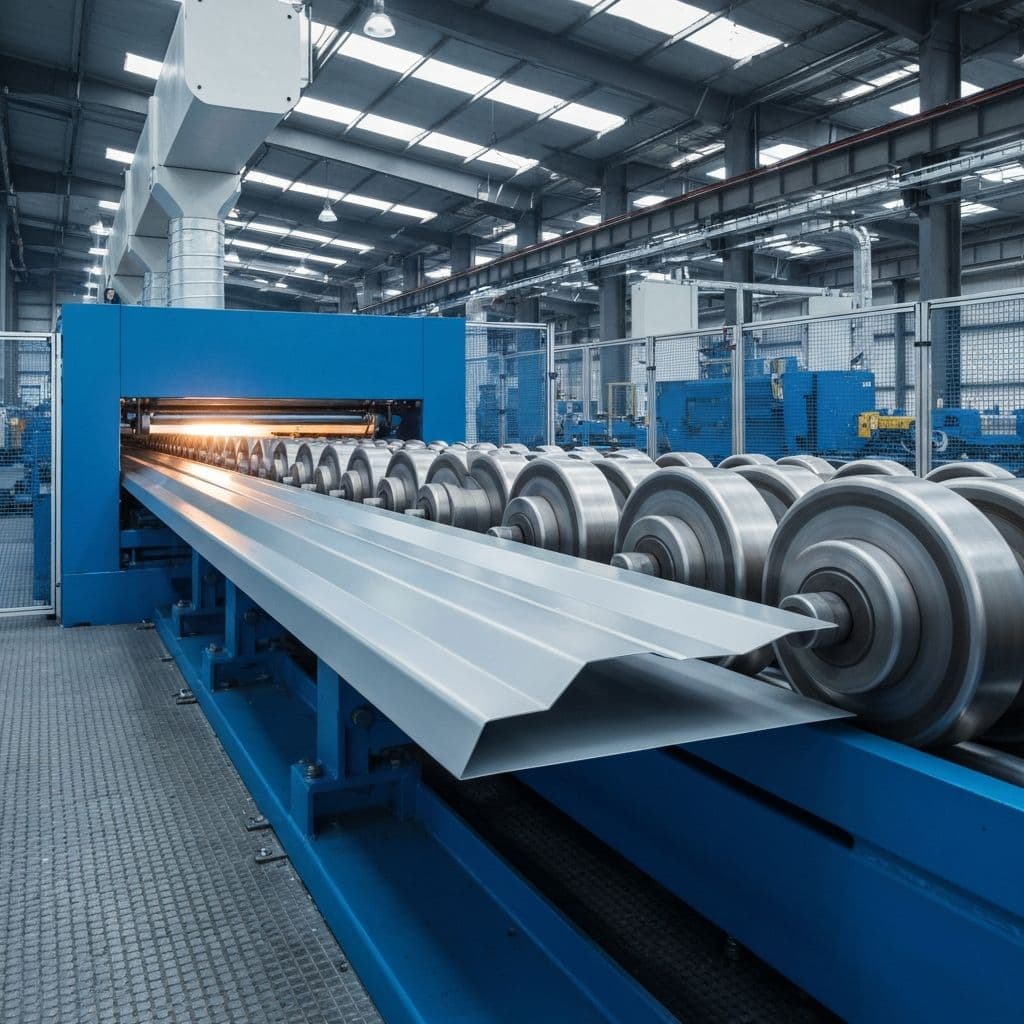 Roll forming manufacturing line